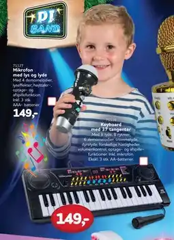 MID Hobby Mikrofon med lys og lyde, DKK 149 tilbud