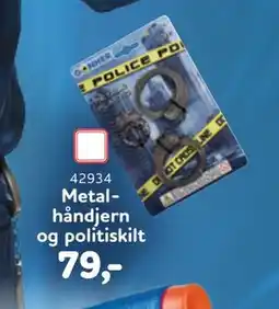 MID Hobby Metalhåndjern og politiskilt, DKK 79 tilbud