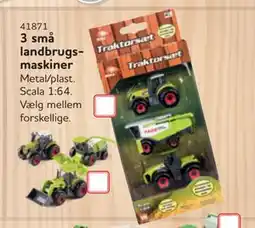 MID Hobby 3 små landbrugsmaskiner, DKK 49 tilbud