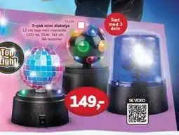 MID Hobby 3-pak mini diskolys, DKK 149 tilbud