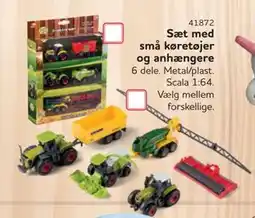 MID Hobby Sæt med små køretøjer og anhængere, DKK 99 tilbud