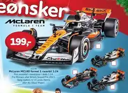 MID Hobby McLaren MCL60 formel 1 racerbil 1:24, DKK 199 tilbud