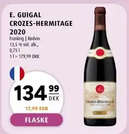 Scandinavian Park E. GUIGAL CROZES-HERMITAGE 2020, DKK 134.99 tilbud