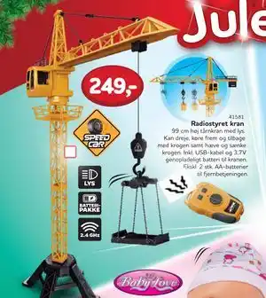 MID Hobby Radiostyret kran, DKK 249 tilbud