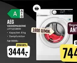 Skousen AEG VASKEMASKINE LR732G86W, DKK 3444 tilbud