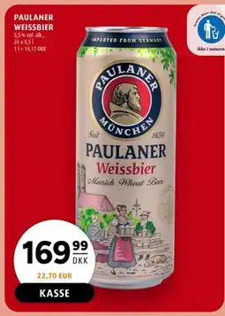 Scandinavian Park PAULANER WEISSBIER, DKK 169.99 tilbud