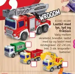 MID Hobby Lastbil med lys, lyd og friktion, DKK 99 tilbud