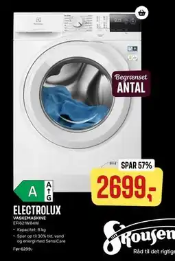 Skousen VASKEMASKINE EFI621W84W, DKK 2699 tilbud