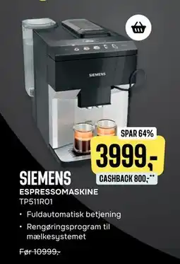 Skousen ESPRESSOMASKINE, DKK 3999 tilbud