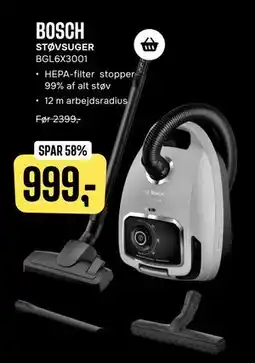 Skousen STØVSUGER, DKK 999 tilbud
