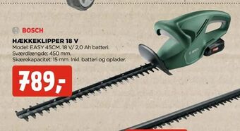 jem & fix Hækkeklipper 18 v tilbud