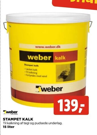 jem & fix Stampet kalk tilbud