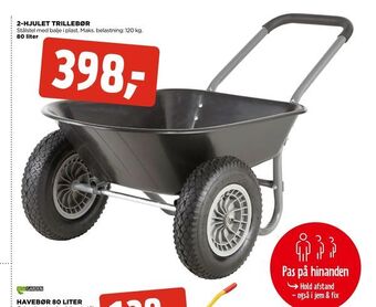 jem & fix 2-hjulet trillebør tilbud
