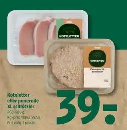 Coop 365 Koteletter eller panerede XL schnitzler tilbud