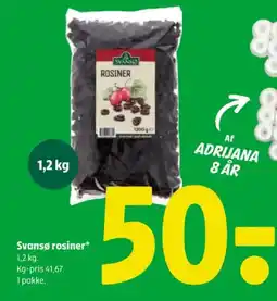 Coop 365 Svansø rosiner tilbud