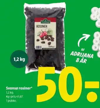 Coop 365 Svansø rosiner tilbud