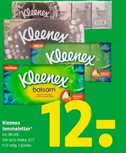 Coop 365 Kleenex lommelette tilbud