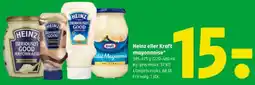 Coop 365 Heinz eller Kraft mayonnaise tilbud