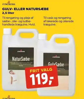 jem & fix Gulv- eller natursæbe tilbud