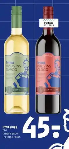Coop 365 Irma gløgg tilbud
