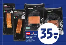 Coop 365 Irma varmrøget, røget eller gravad laks tilbud