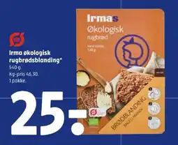 Coop 365 Irma økologisk rugbrødsblanding tilbud