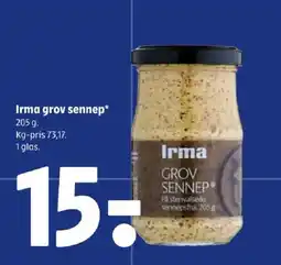 Coop 365 Irma grov sennep tilbud