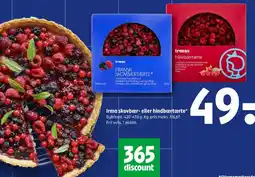 Coop 365 Irma skovbær- eller hindbærtærte tilbud