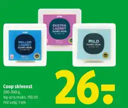 Coop 365 Coop skiveost tilbud