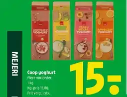 Coop 365 Coop yoghurt tilbud