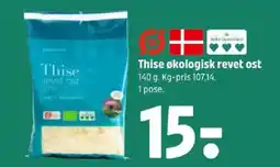 Coop 365 Thise økologisk revet ost tilbud