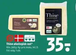 Coop 365 Thise økologisk ost tilbud