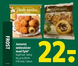 Coop 365 Jensens æbleskiver med fyld tilbud