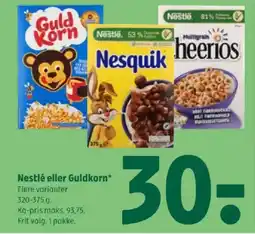 Coop 365 Nestlé eller Guldkorn tilbud