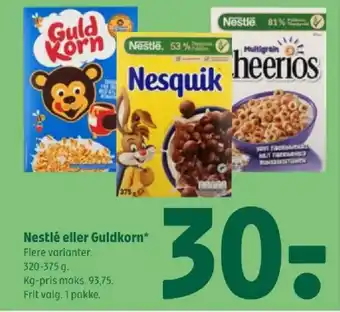 Coop 365 Nestlé eller Guldkorn tilbud