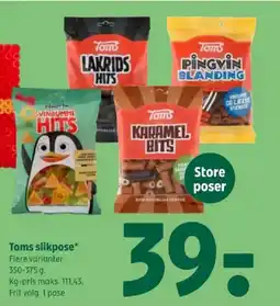 Coop 365 Toms slikpose tilbud