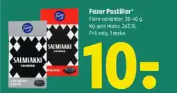 Coop 365 Fazer Pastiller tilbud