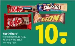 Coop 365 Nestlé bars tilbud