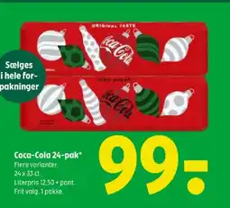 Coop 365 Coca-Cola 24-pak tilbud