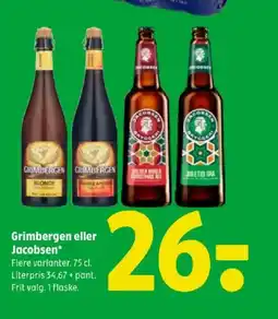 Coop 365 Grimbergen eller Jacobsen tilbud