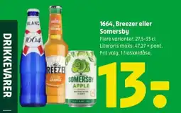 Coop 365 1664, Breezer eller Somersby tilbud