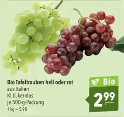 Citti Bio tafeltrauben hell oder rot tilbud