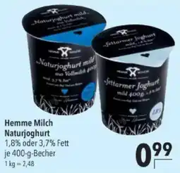 Citti HEMME MILCH Naturjoghurt tilbud
