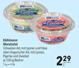 Citti KÜHLMANN Wurstsalat tilbud