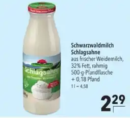 Citti SCHWARZWALDMILCH Schlagsahne tilbud