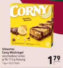 Citti Schwartau corny müsliriegel tilbud