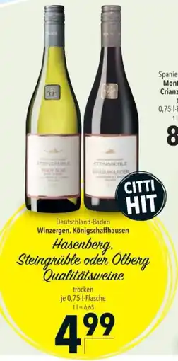 Citti Hasenberg. steingrüble oder ölberg qualitätsweine tilbud