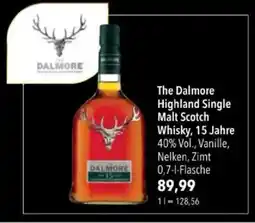 Citti The dalmore highland single malt scotch whisky, 15 jahre tilbud