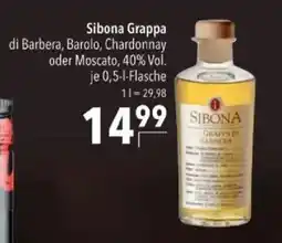 Citti Sibona grappa tilbud