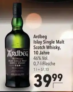 Citti ARDBEG Islay single malt scotch whisky, 10 jahre tilbud